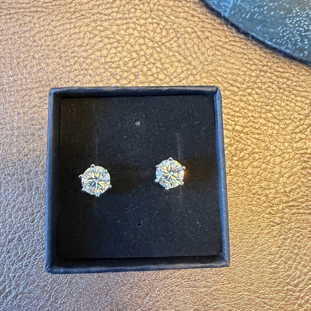 Elegant Silver Stud Earrings